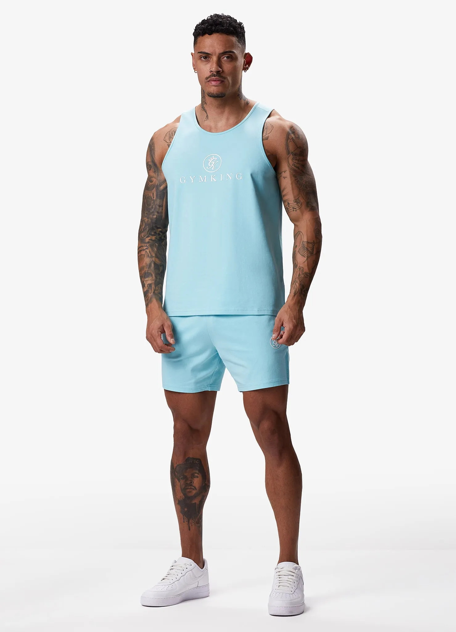 Gym King Pro Jersey Vest - Aqua Blue sold by The Gym King product image thumbnail 5