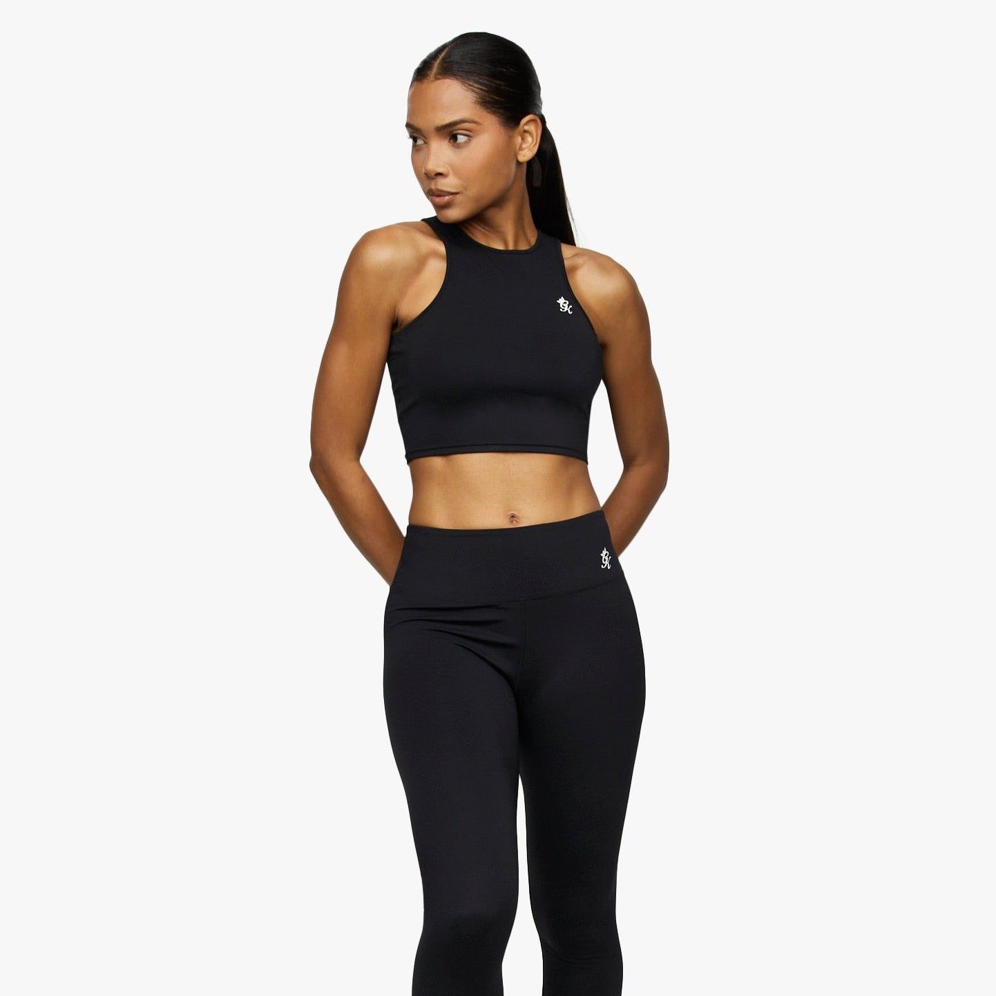 Gym King 365 Racer Tank - Black sold by The Gym King product image thumbnail 2