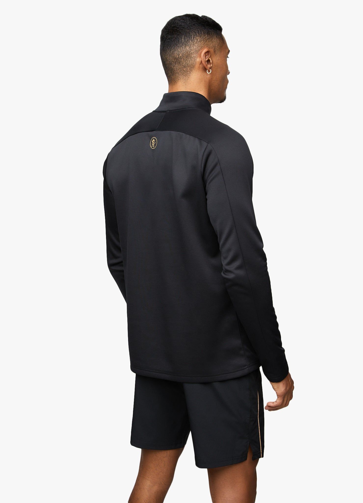 Gym King Performance Poly 1/4 Zip - Black/Gold sold by The Gym King product image thumbnail 3
