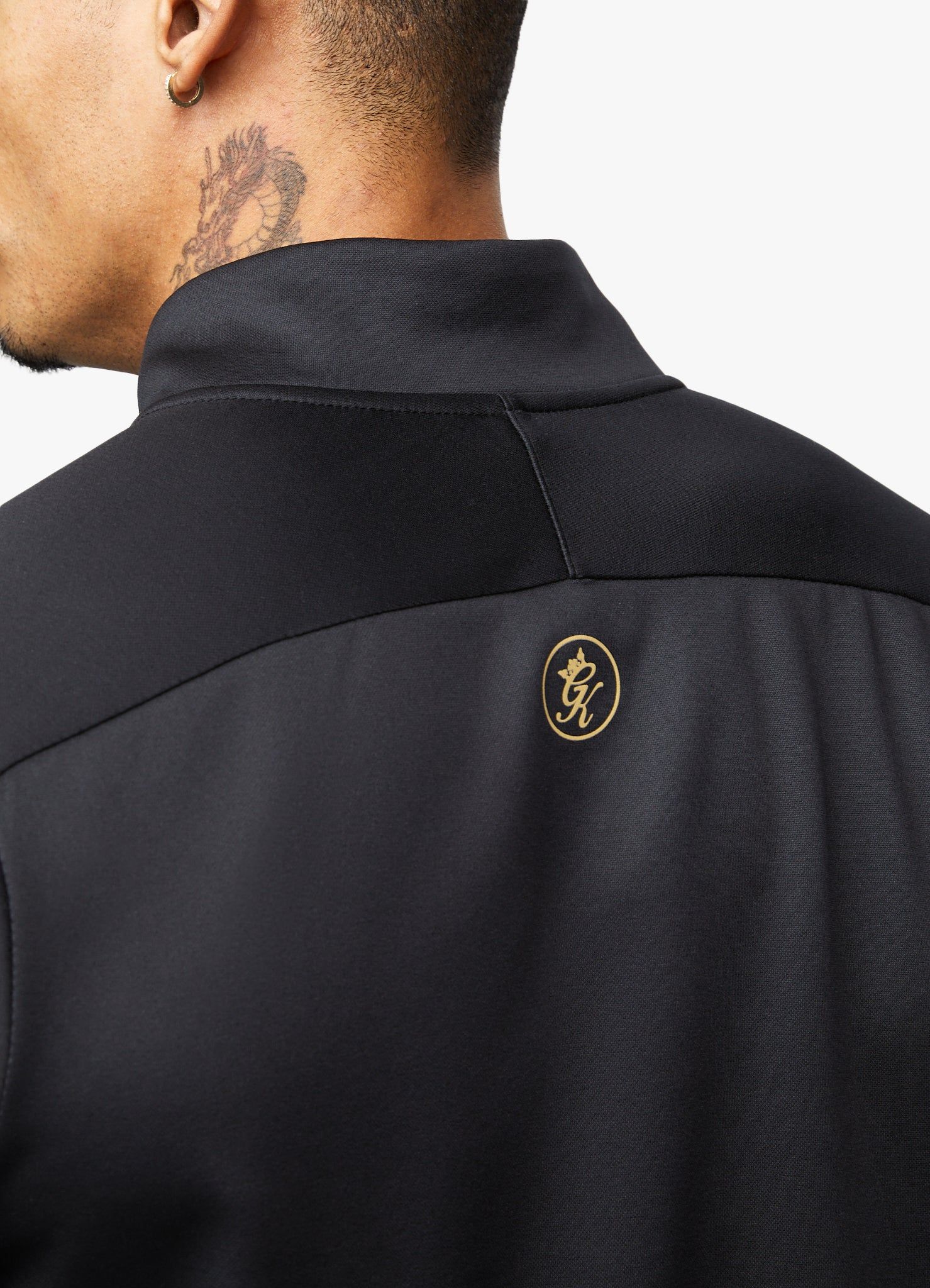Gym King Performance Poly 1/4 Zip - Black/Gold sold by The Gym King product image thumbnail 5