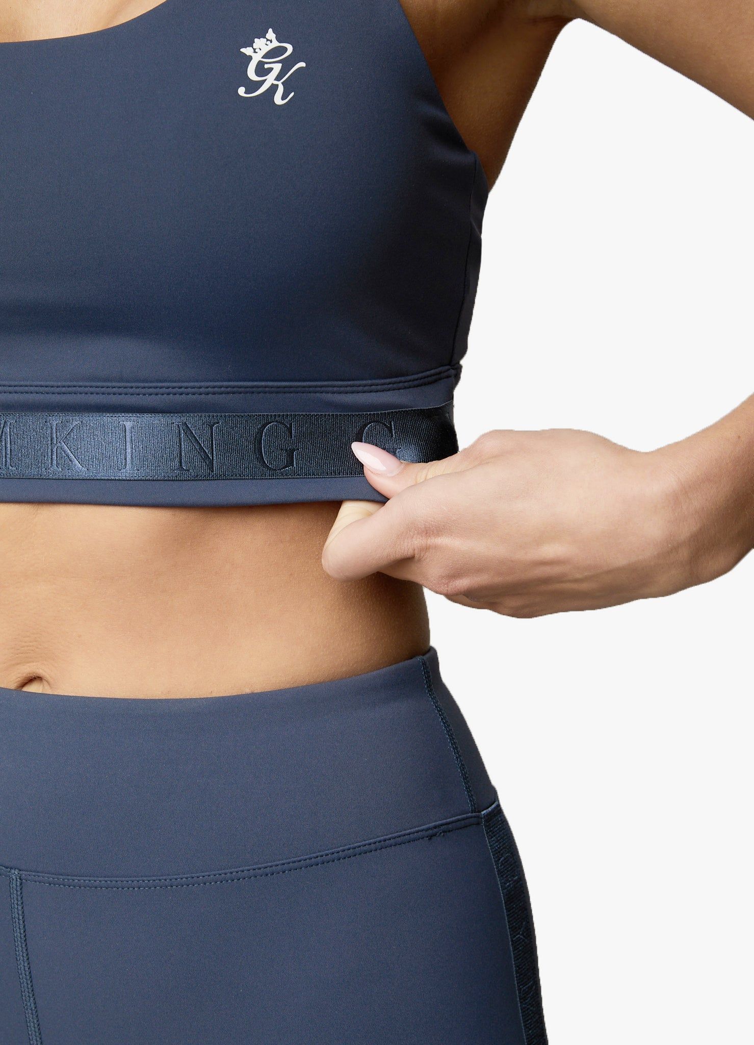 Gym King Flare Sports Bra - Navy sold by The Gym King product image thumbnail 5