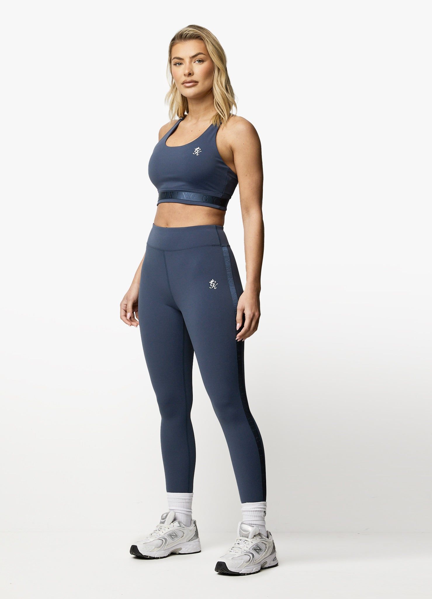 Gym King Flare Sports Bra - Navy sold by The Gym King product image thumbnail 4
