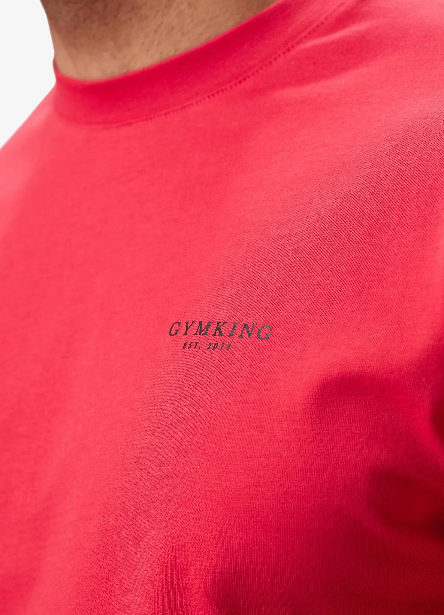 Gym King Established Tee - Red/Black sold by The Gym King product image thumbnail 4