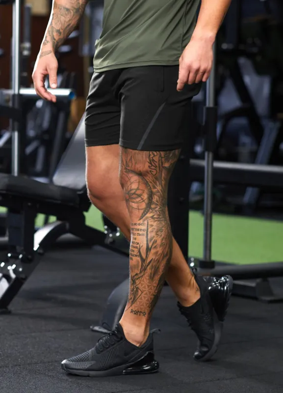 Gym King Covert Short 6" - Black sold by The Gym King