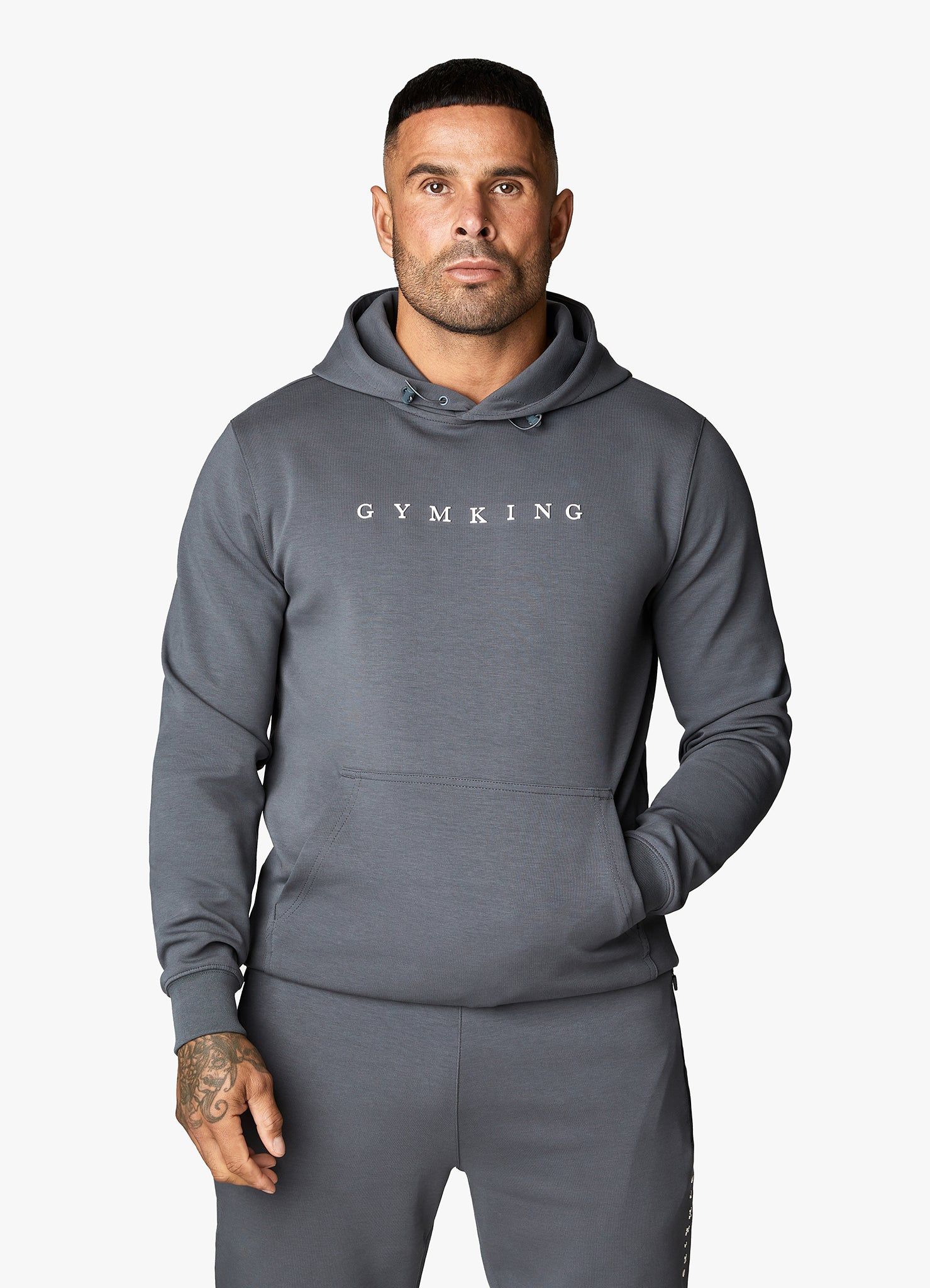 Gym King Linear Print Tracksuit - Graphite sold by The Gym King product image thumbnail 8