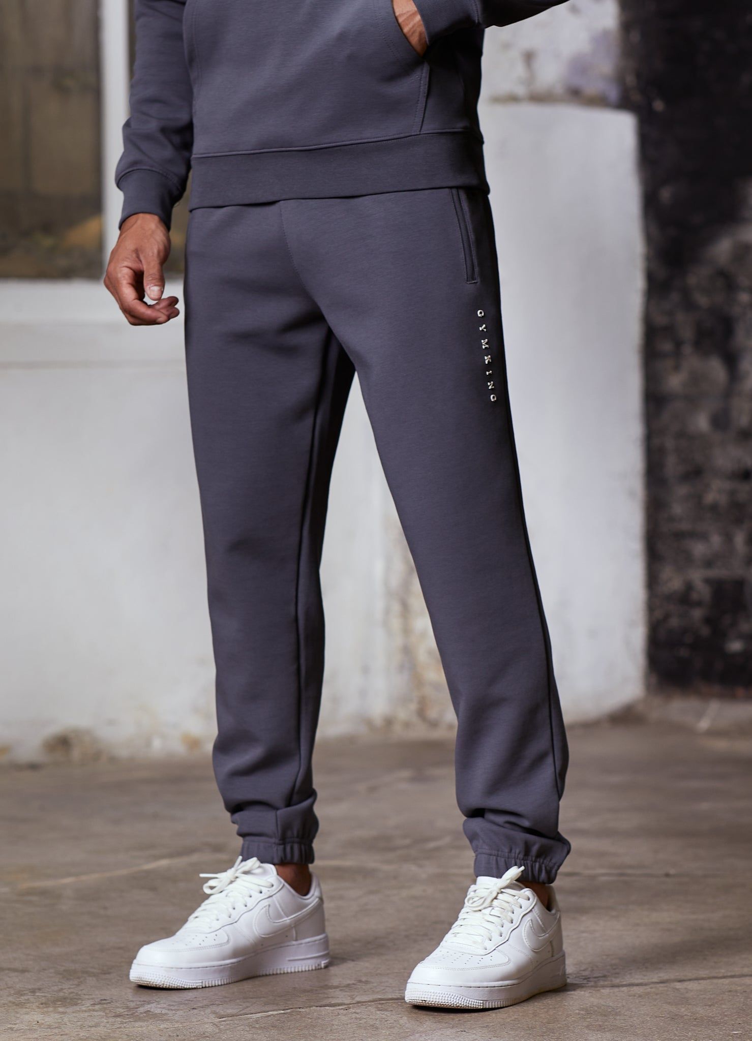 Gym King Linear Print Tracksuit - Graphite sold by The Gym King product image thumbnail 4