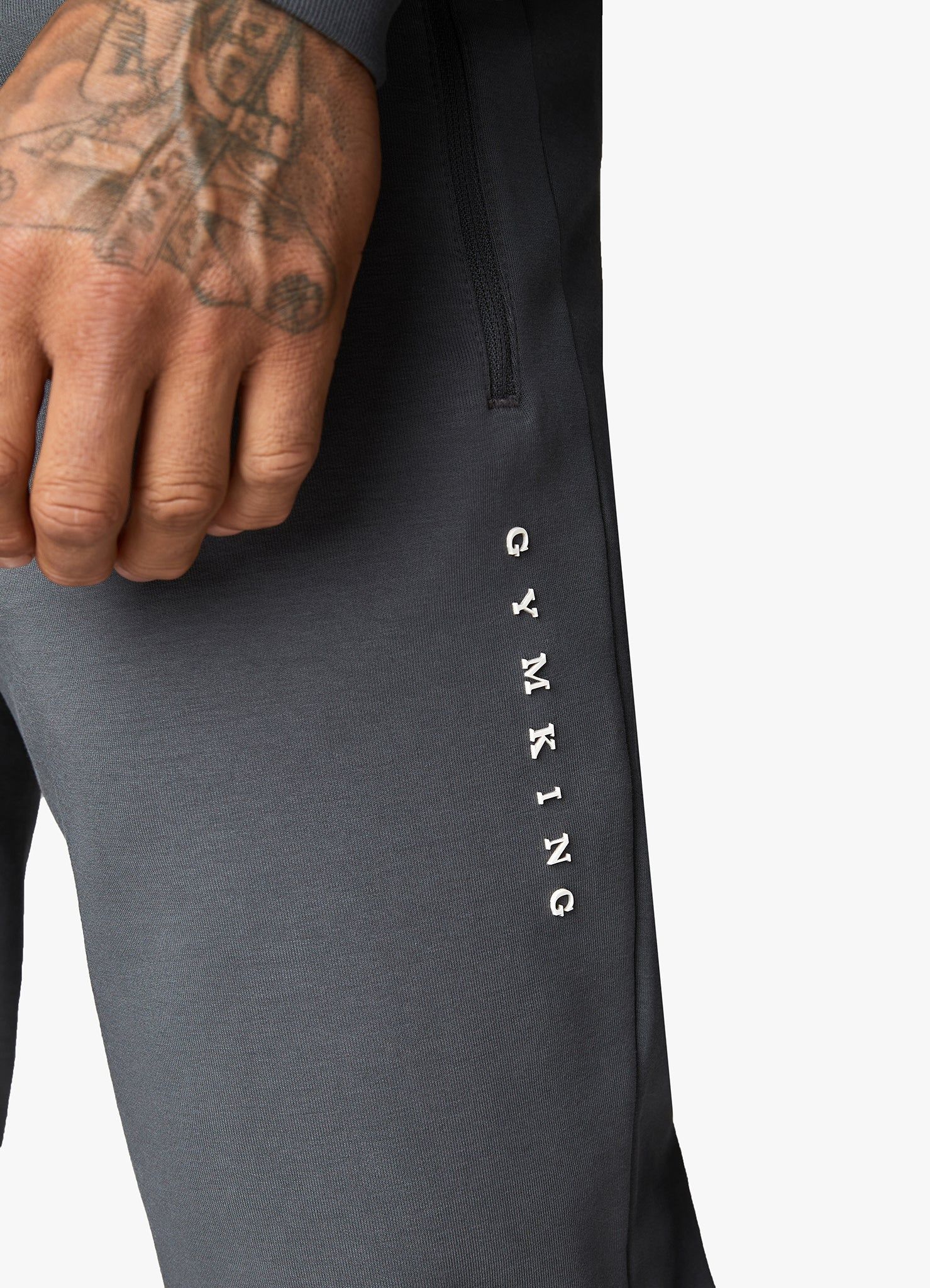 Gym King Linear Print Tracksuit - Graphite sold by The Gym King product image thumbnail 12