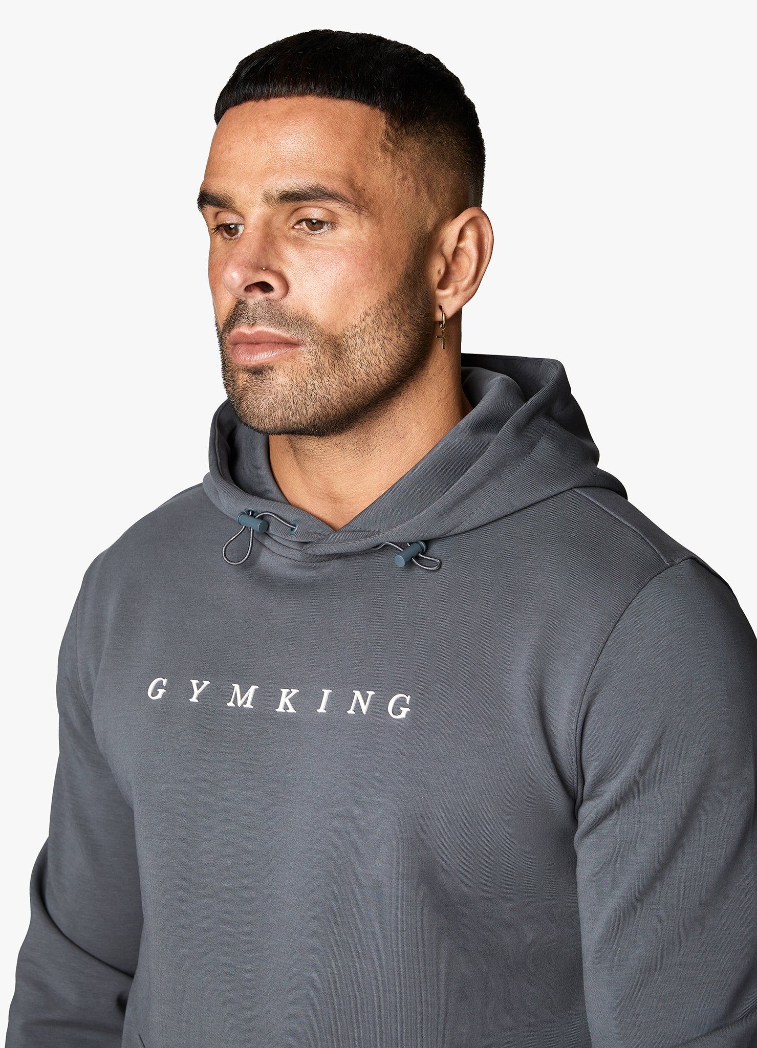 Gym King Linear Print Tracksuit - Graphite sold by The Gym King product image thumbnail 11