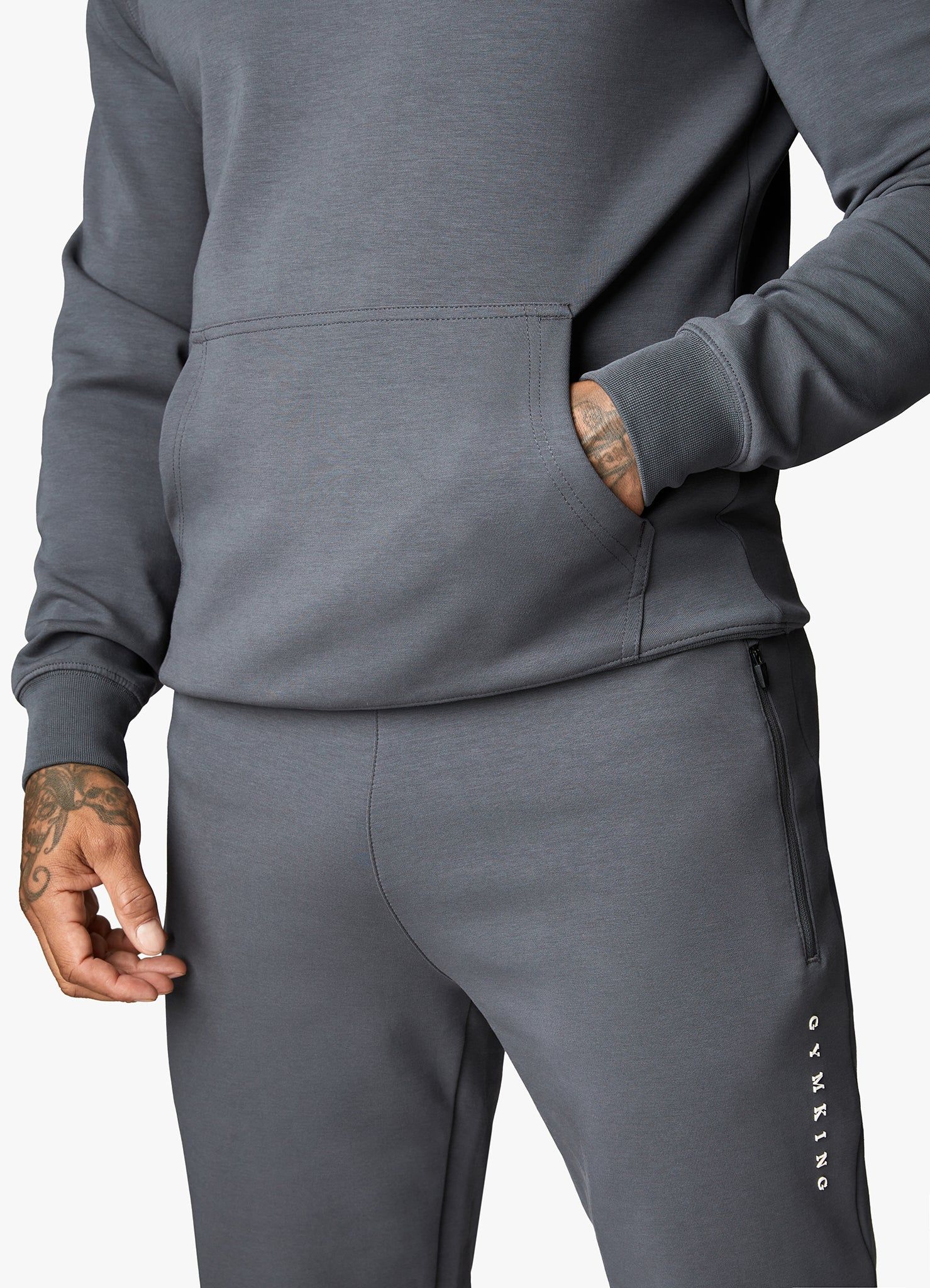 Gym King Linear Print Tracksuit - Graphite sold by The Gym King product image thumbnail 13