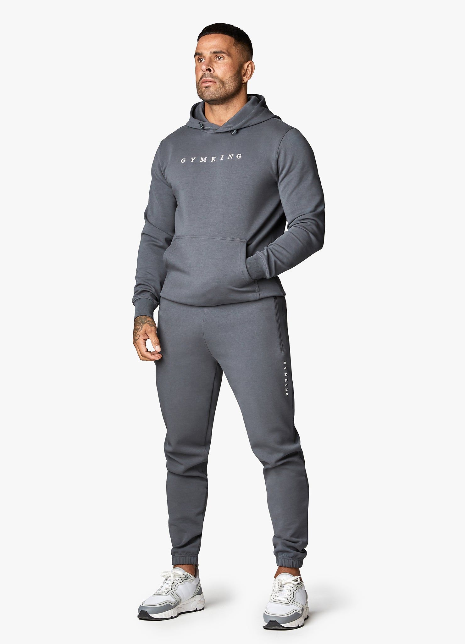 Gym King Linear Print Tracksuit - Graphite sold by The Gym King product image thumbnail 7