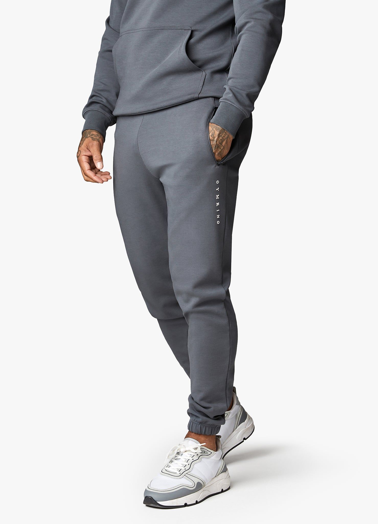 Gym King Linear Print Tracksuit - Graphite sold by The Gym King product image thumbnail 10