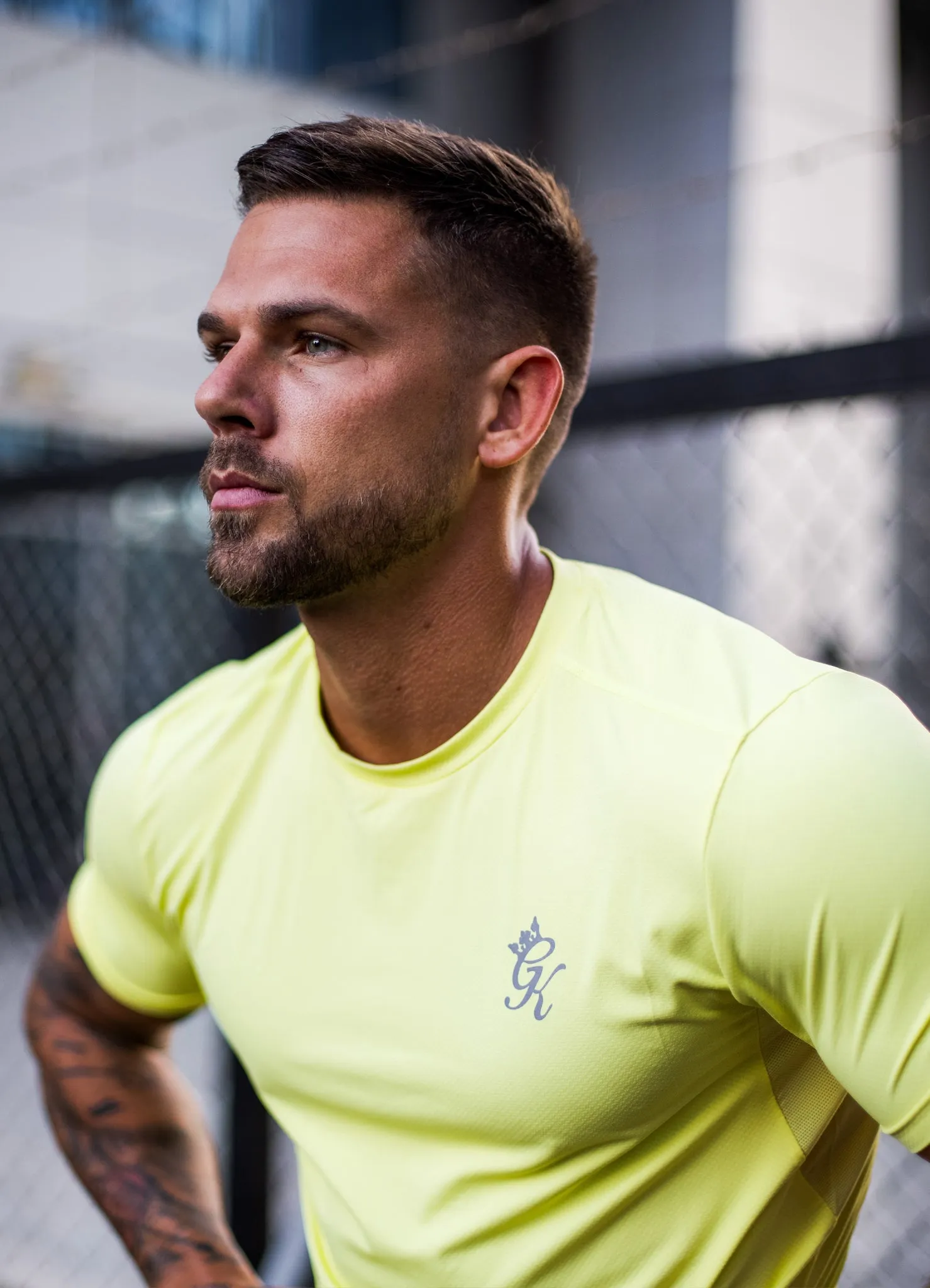Gym King Energy Tee - Lime sold by The Gym King