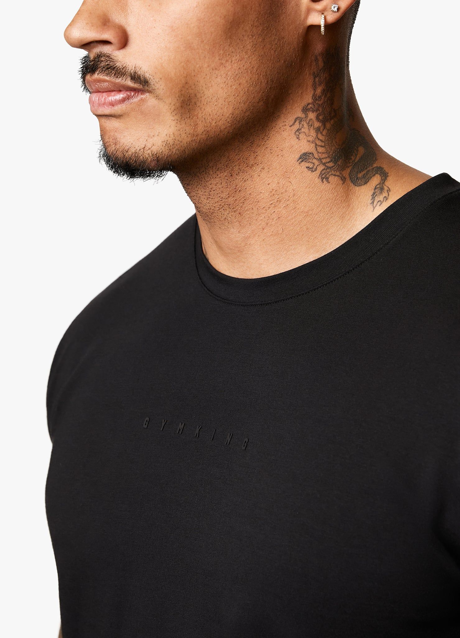 Gym King Relentless Tee - Black/Black sold by The Gym King product image thumbnail 5