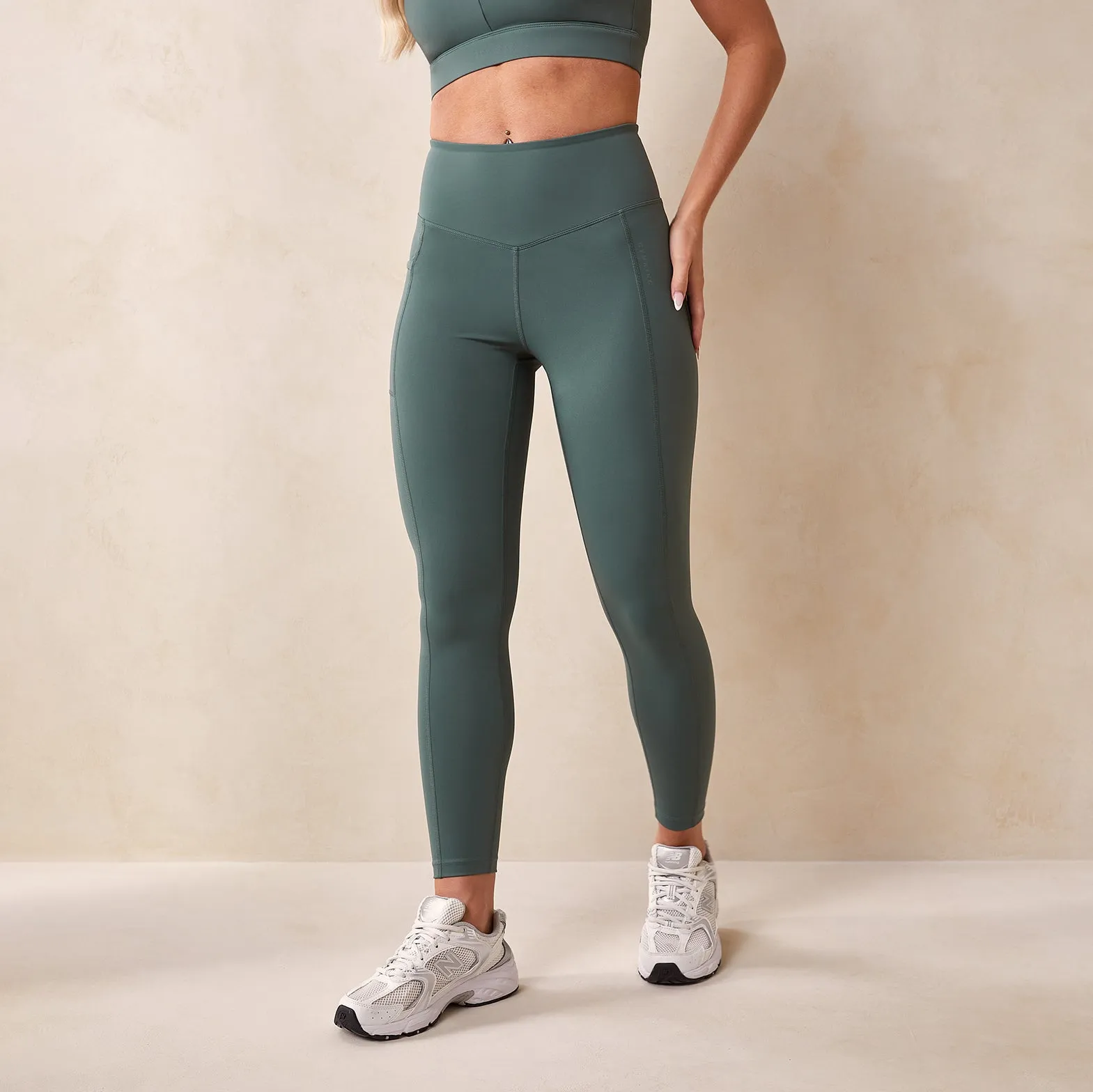 Gym King Incline Legging - Willow Green sold by The Gym King product image thumbnail 2