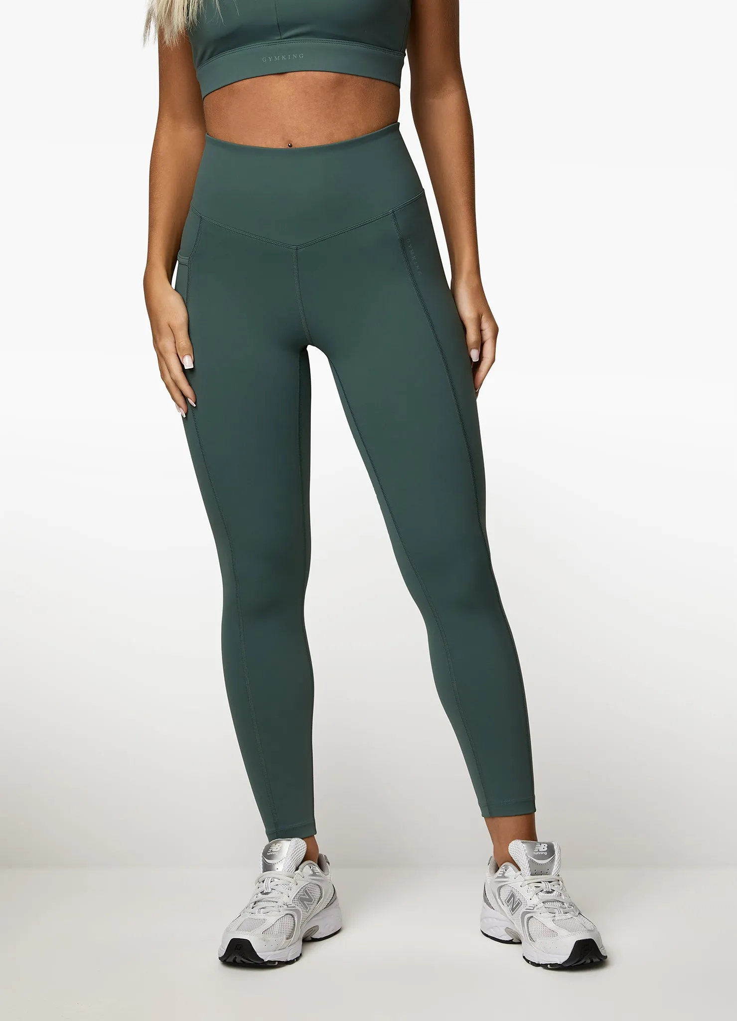 Gym King Incline Legging - Willow Green sold by The Gym King product image thumbnail 3