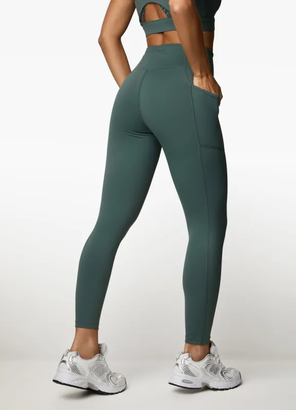 Gym King Incline Legging - Willow Green sold by The Gym King