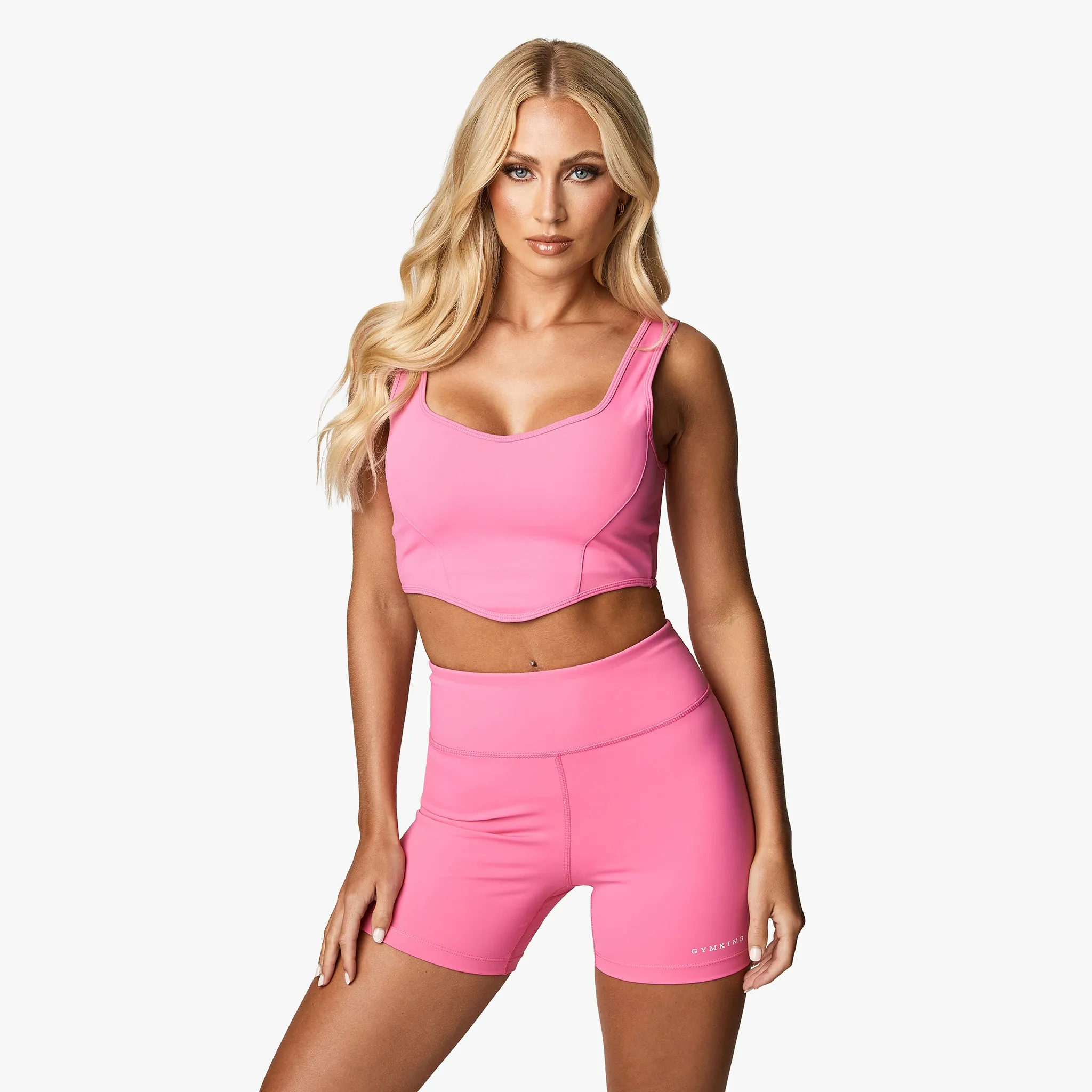 Gym King Malibu Contoured Tank - Paradise Pink sold by The Gym King product image thumbnail 2