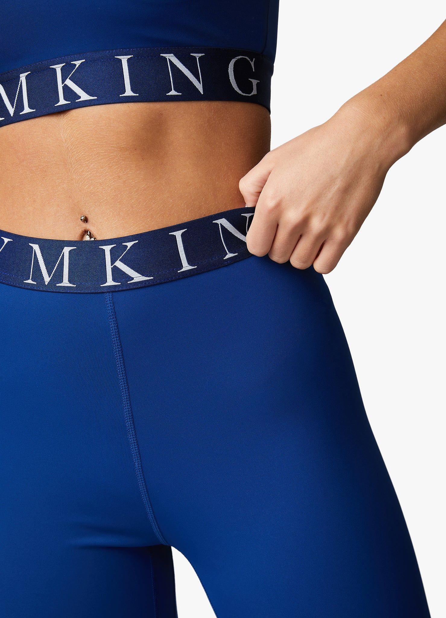 Gym King Impact Legging - Galaxy Blue/Blue Steel sold by The Gym King product image thumbnail 4