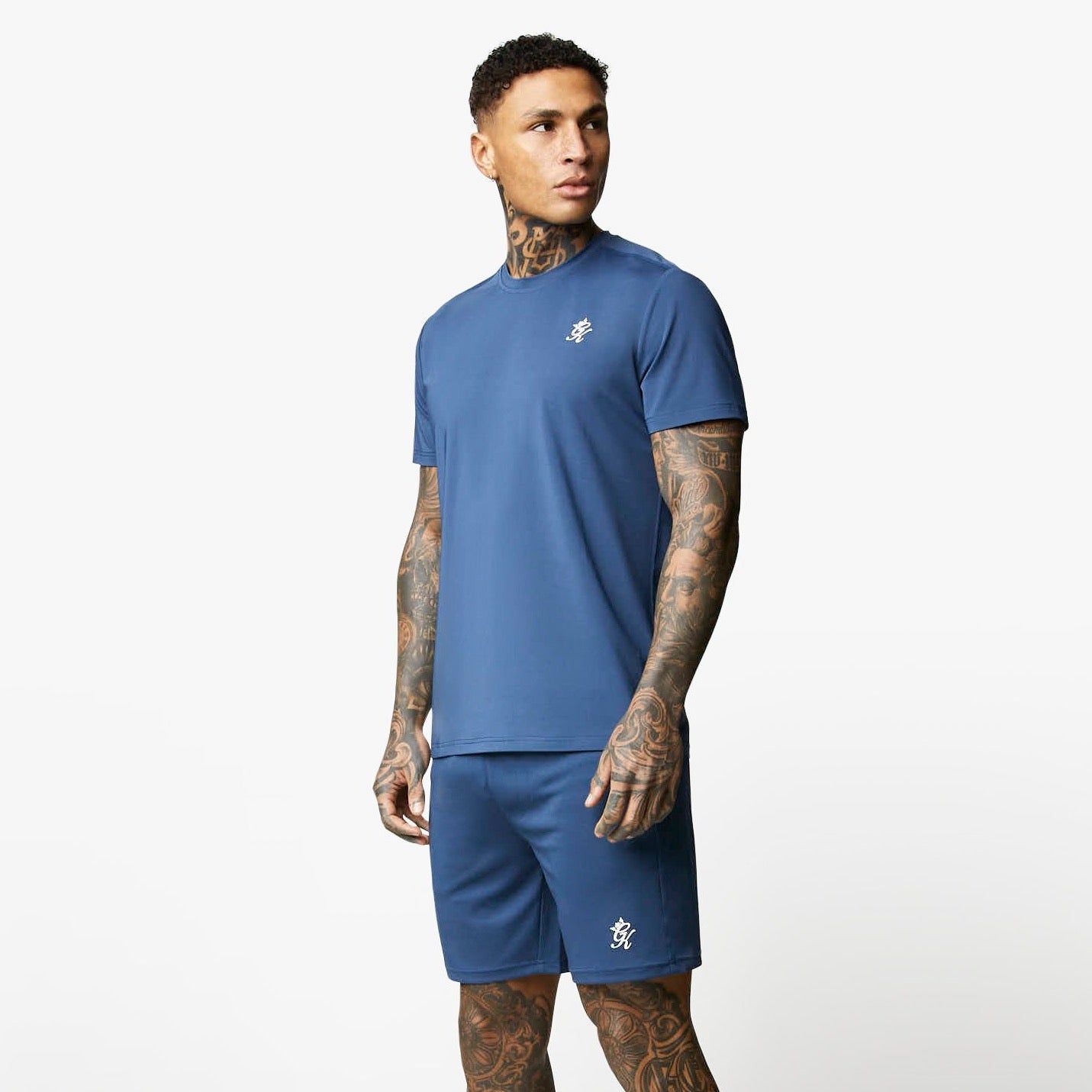 Gym King 365 Poly Tee - Moonlight Blue sold by The Gym King product image thumbnail 2