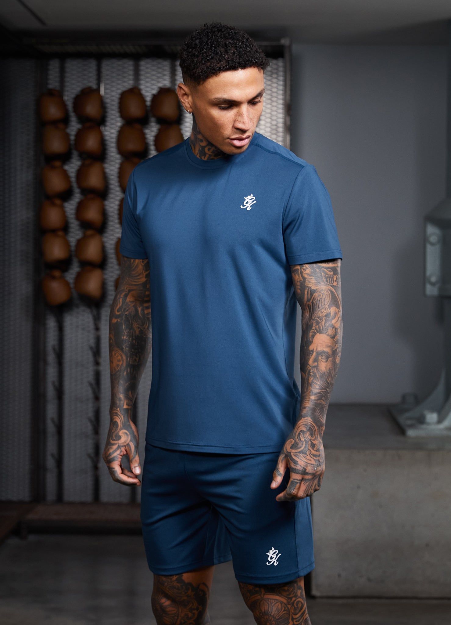 Gym King 365 Poly Tee - Moonlight Blue sold by The Gym King