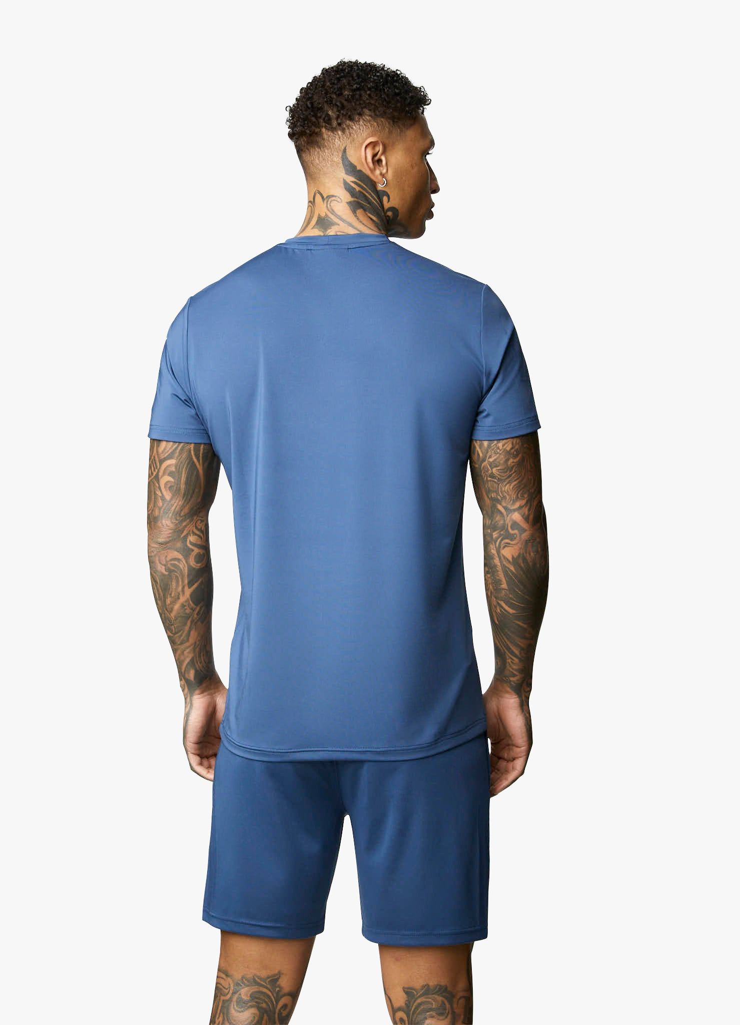 Gym King 365 Poly Tee - Moonlight Blue sold by The Gym King product image thumbnail 4