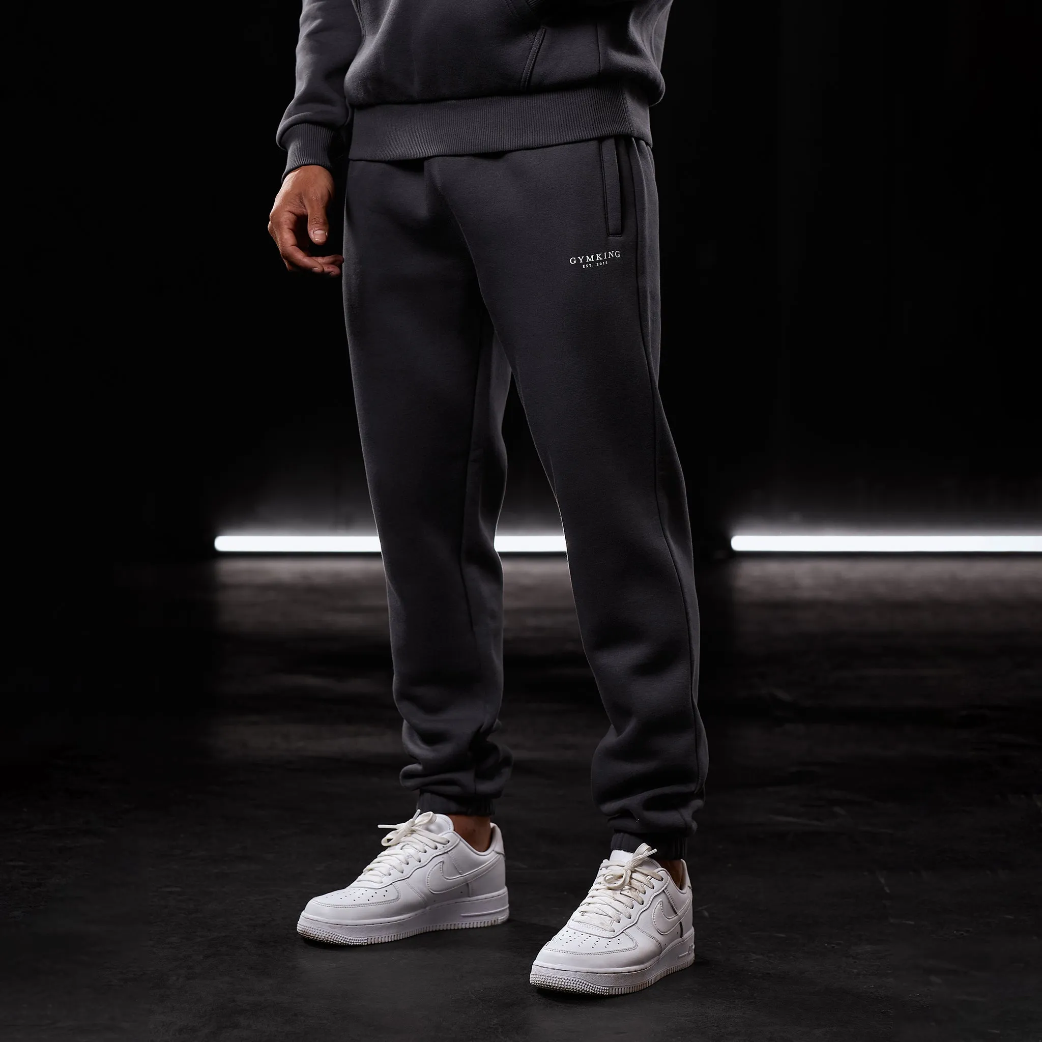 Gym King Oversized Logo Jogger - Dark Pewter sold by The Gym King product image thumbnail 2