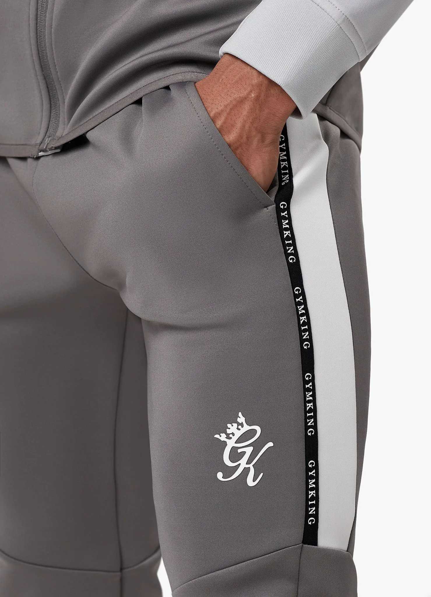 Gym King Taped Core Plus Jogger - Steel sold by The Gym King product image thumbnail 4