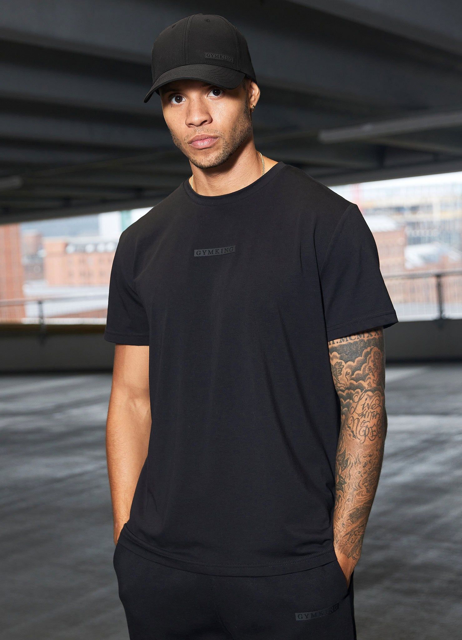 Gym King Box Logo Tee - Black sold by The Gym King product image thumbnail 3