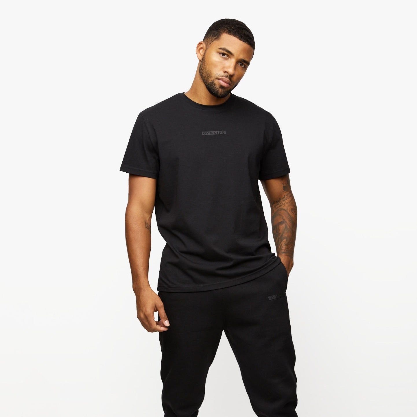 Gym King Box Logo Tee - Black sold by The Gym King product image thumbnail 2