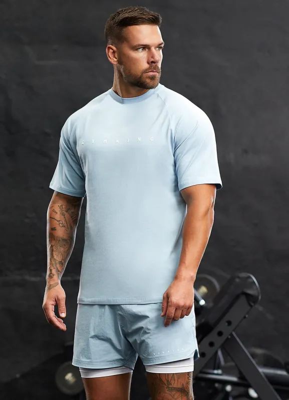 Gym King Rebellion Tee - Pale Blue sold by The Gym King