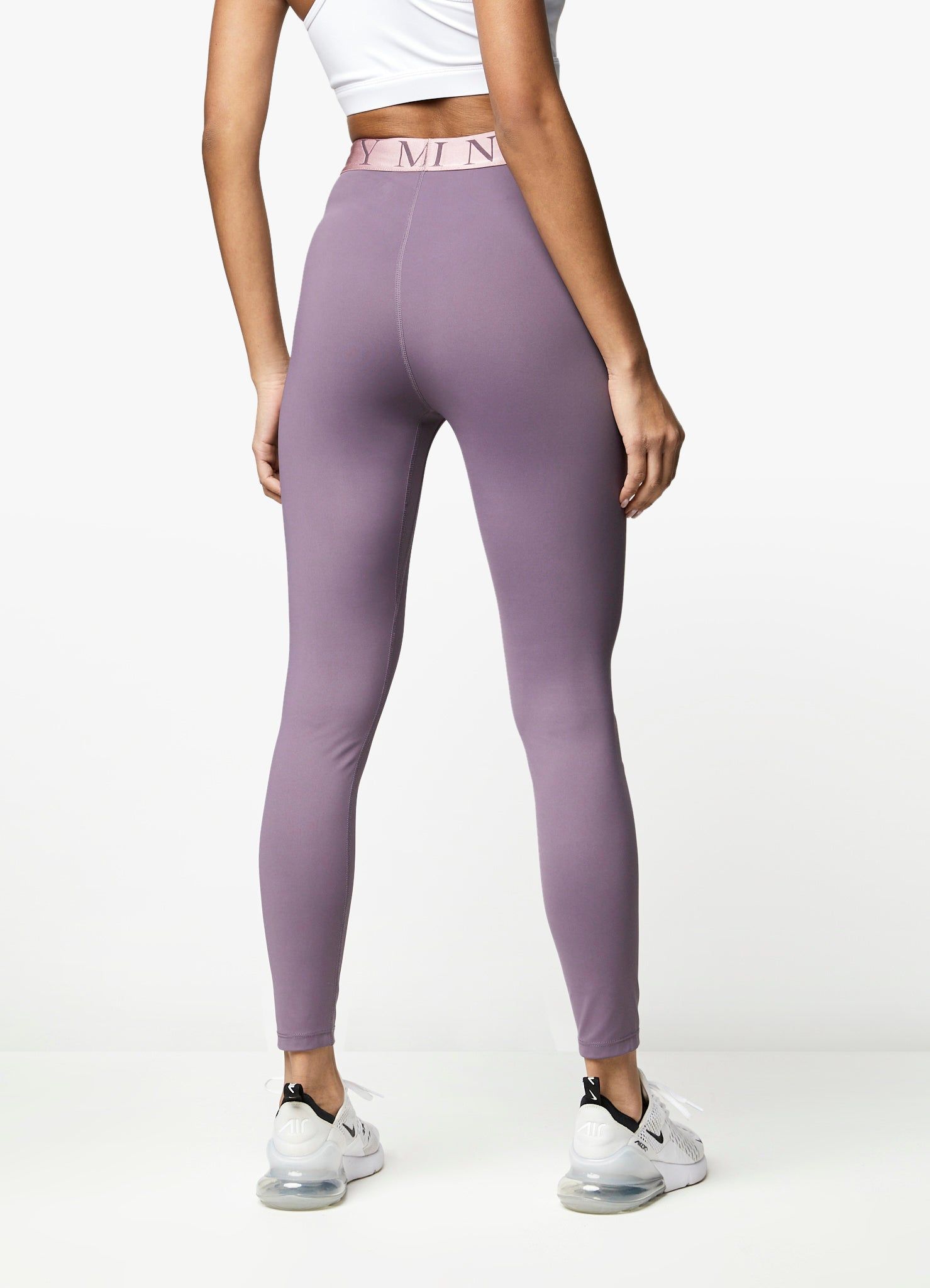 Gym King Impact Legging - Plum/Dusky Mauve sold by The Gym King product image thumbnail 3