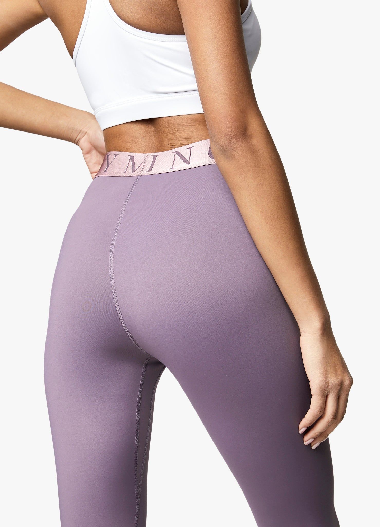 Gym King Impact Legging - Plum/Dusky Mauve sold by The Gym King product image thumbnail 5