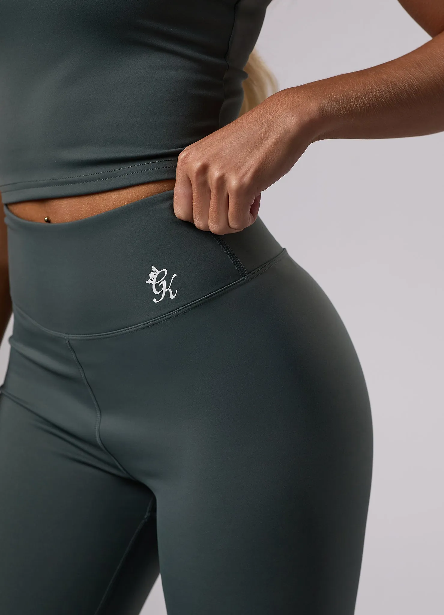 Gym King 365 Legging - Green Smoke sold by The Gym King product image thumbnail 5