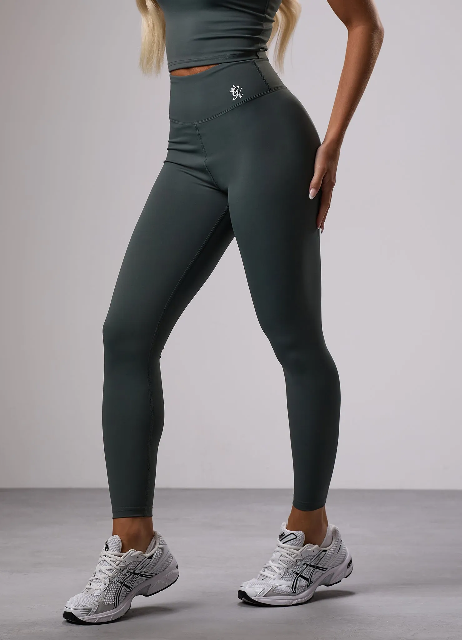 Gym King 365 Legging - Green Smoke sold by The Gym King