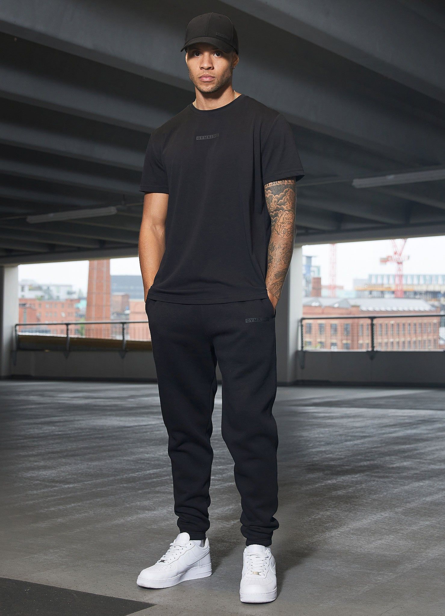 Gym King Box Logo Jogger - Black sold by The Gym King product image thumbnail 3