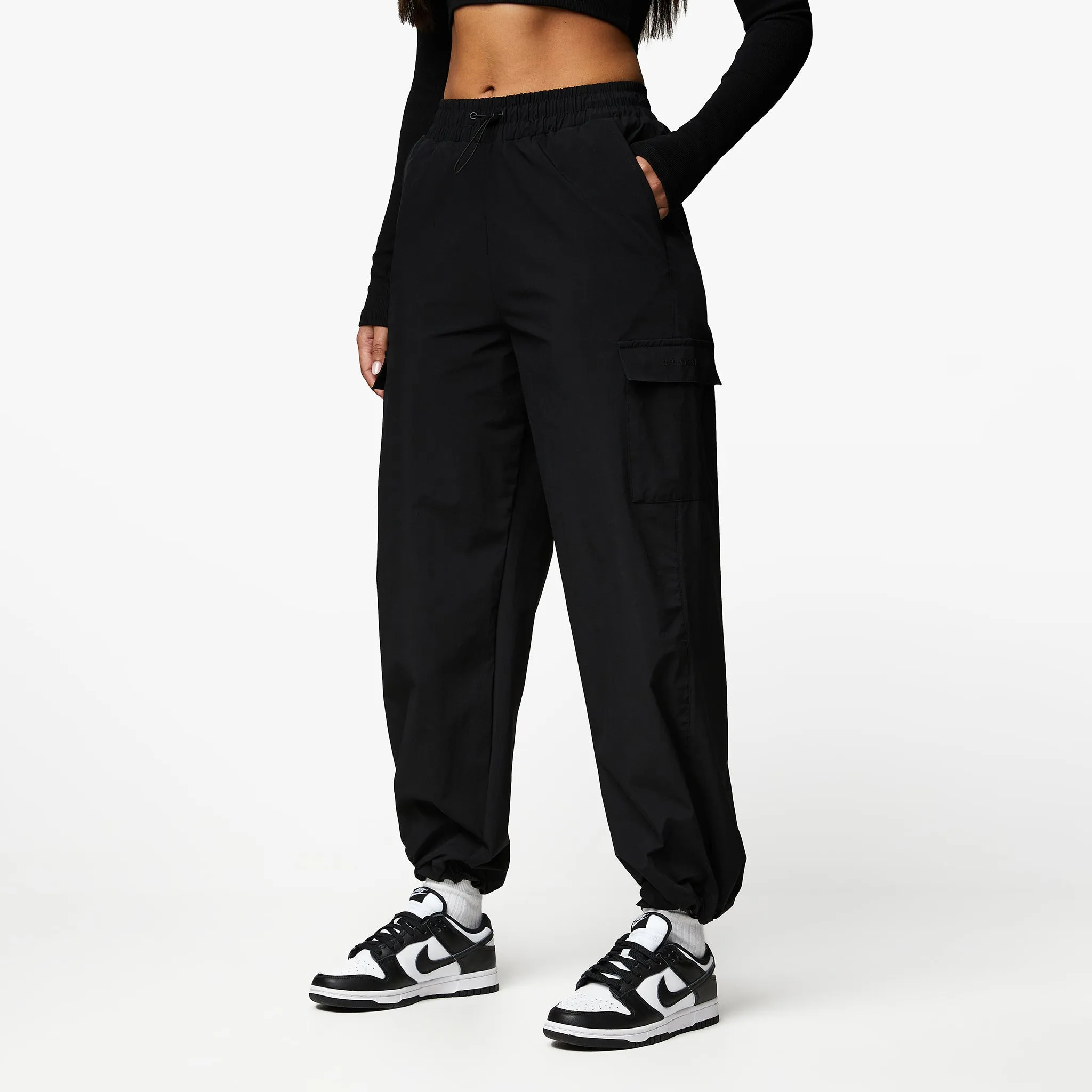 Gym King Utility Woven Cargo Pant - Black sold by The Gym King product image thumbnail 2