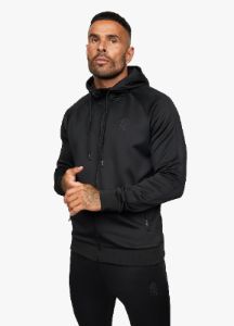 Gym King Poly Tracksuit Top - Black sold by The Gym King