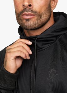 Gym King Poly Tracksuit Top - Black sold by The Gym King