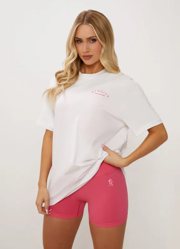 Gym King Spirit of Summer Boyfriend Tee - White sold by The Gym King