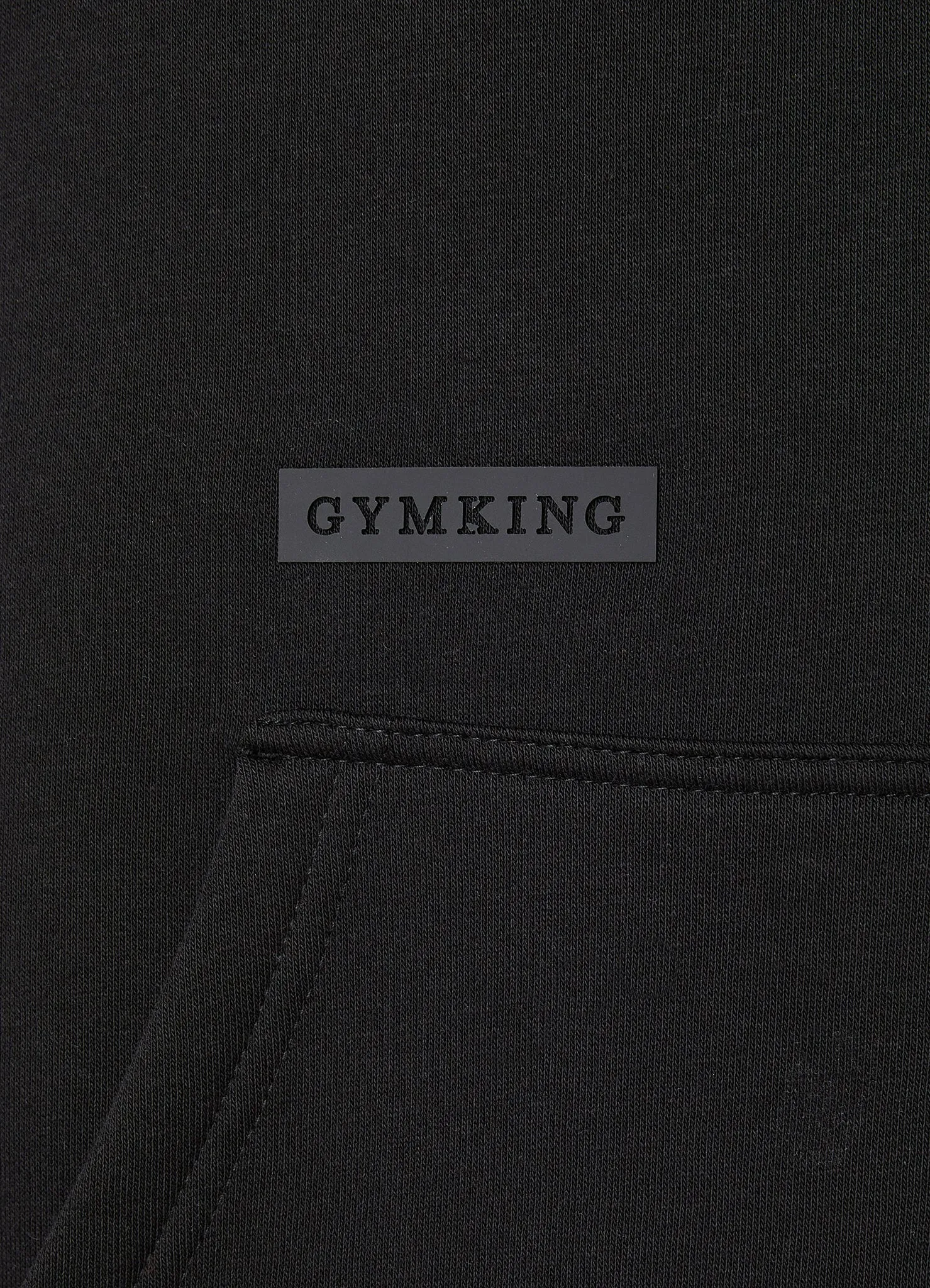 Gym King Covert Linear Logo Hood - Black sold by The Gym King product image thumbnail 3