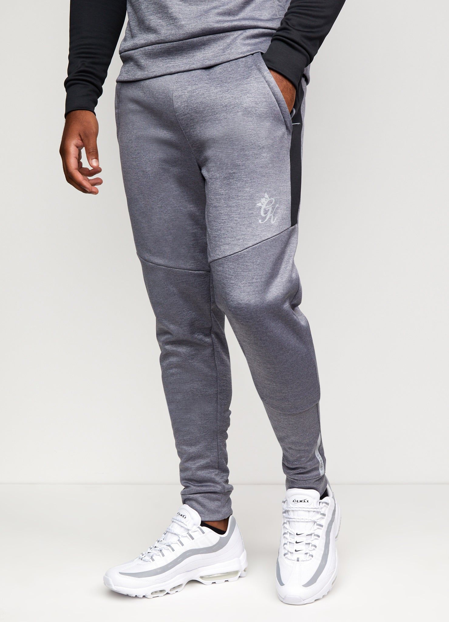 Gym King Walker Jogger - Mid Grey Marl sold by The Gym King product image thumbnail 2