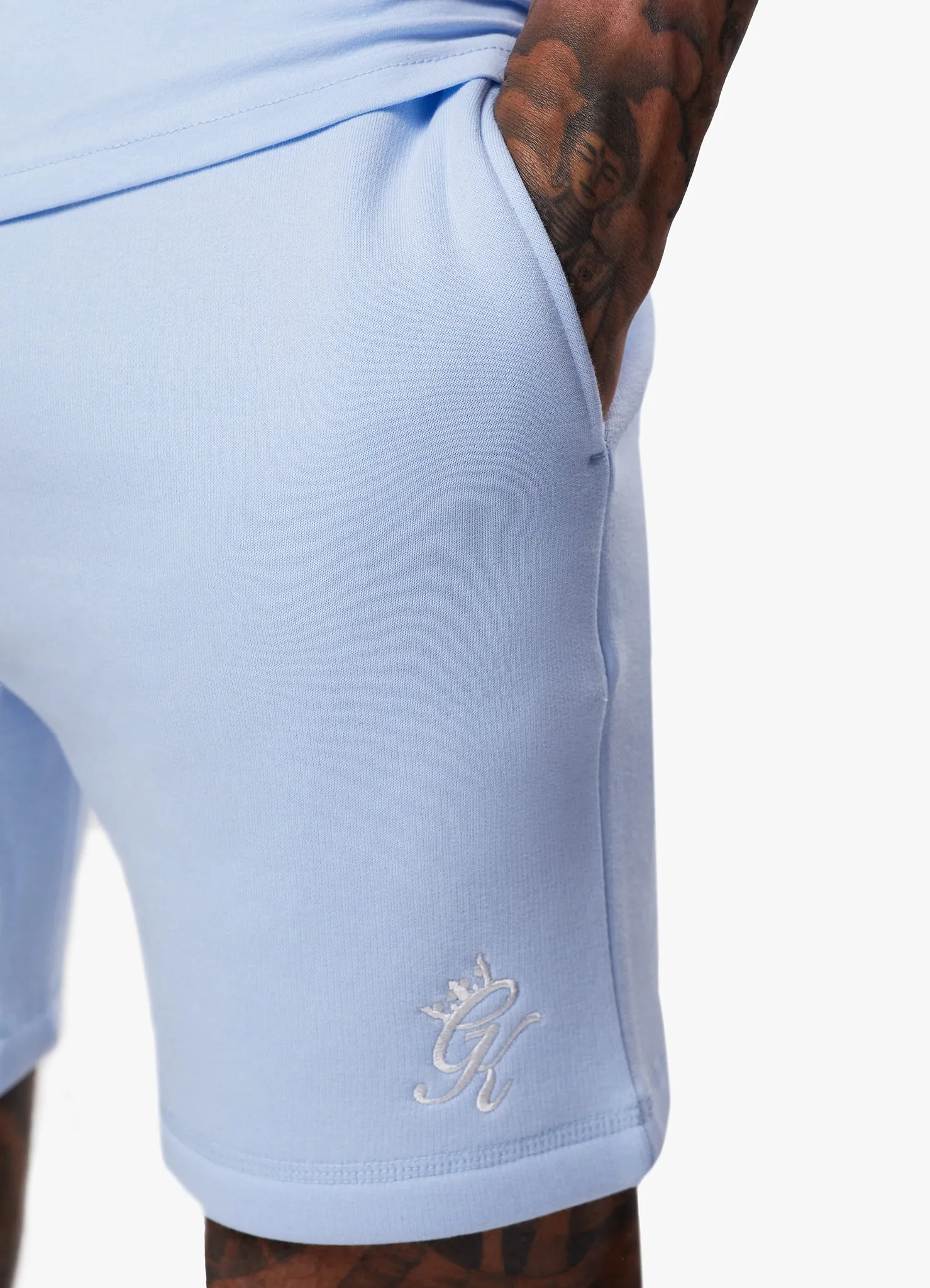 Gym King Fundamental Fleece Short - Cloud Blue sold by The Gym King product image thumbnail 5