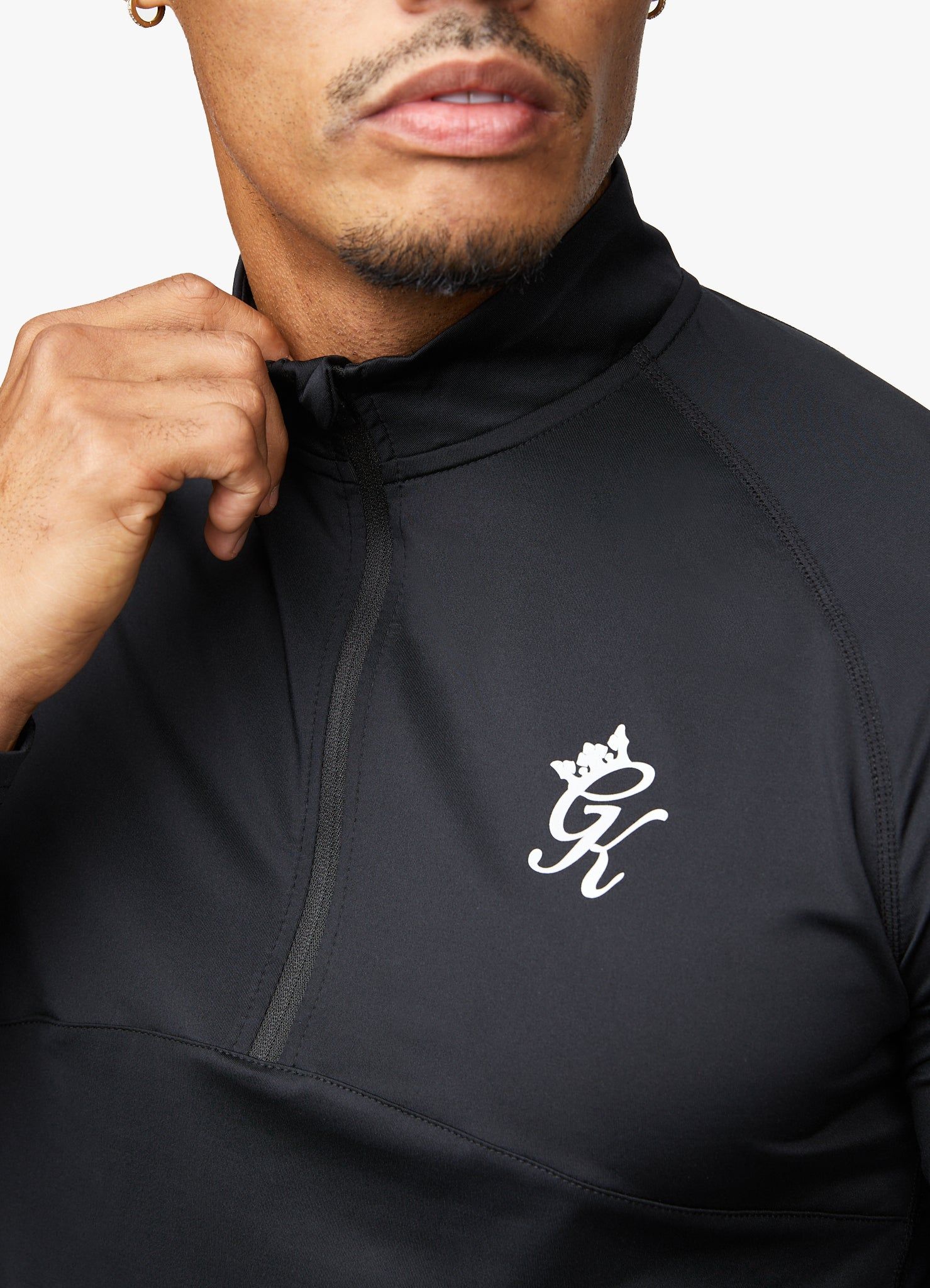 Gym King Flex 1/4 Zip - Black sold by The Gym King product image thumbnail 4
