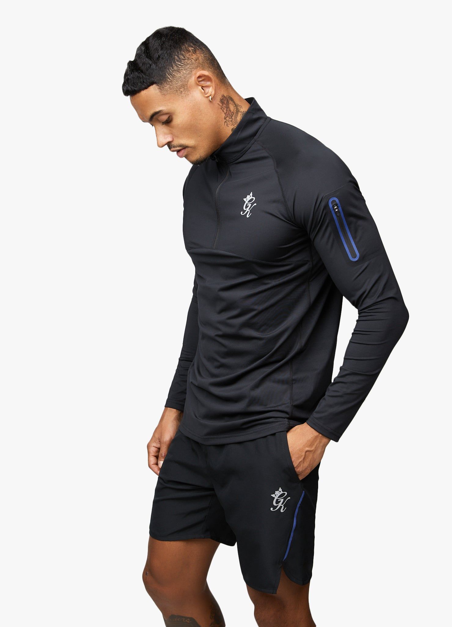 Gym King Flex 1/4 Zip - Black sold by The Gym King product image thumbnail 5