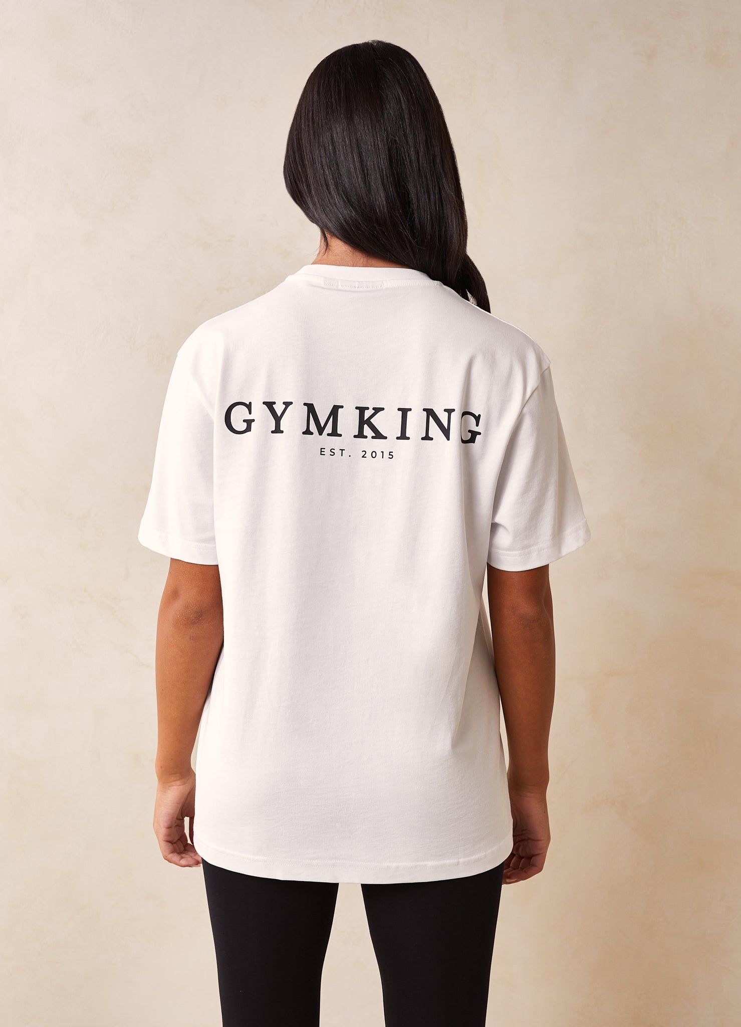 Gym King Established BF Tee - White sold by The Gym King product image thumbnail 5