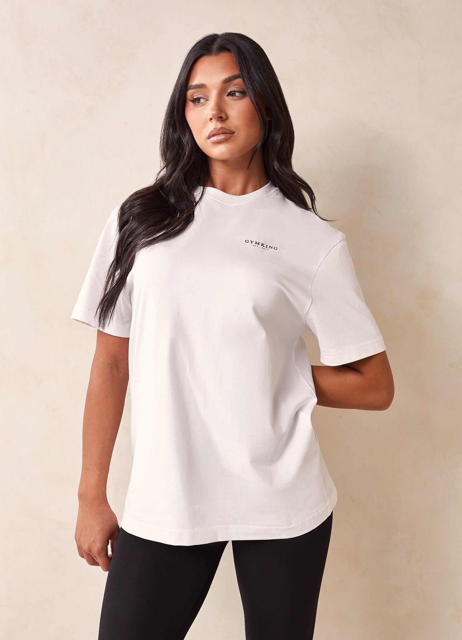 Gym King Established BF Tee - White sold by The Gym King