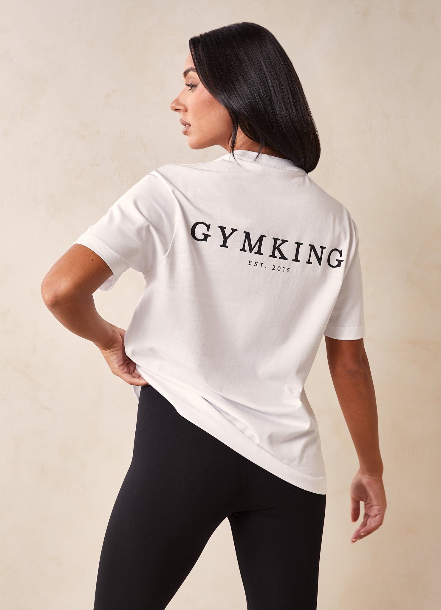 Gym King Established BF Tee - White sold by The Gym King product image thumbnail 3