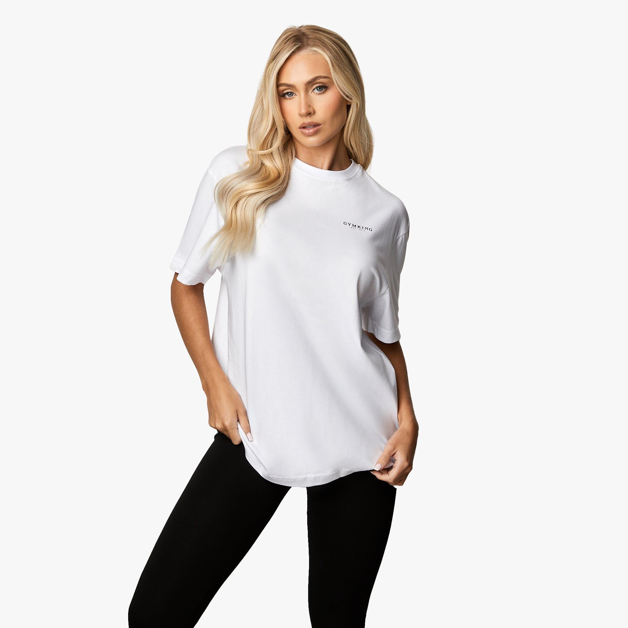 Gym King Established BF Tee - White sold by The Gym King product image thumbnail 2