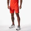 Gym King Flex 6" Short - Chilli Red/White sold by The Gym King