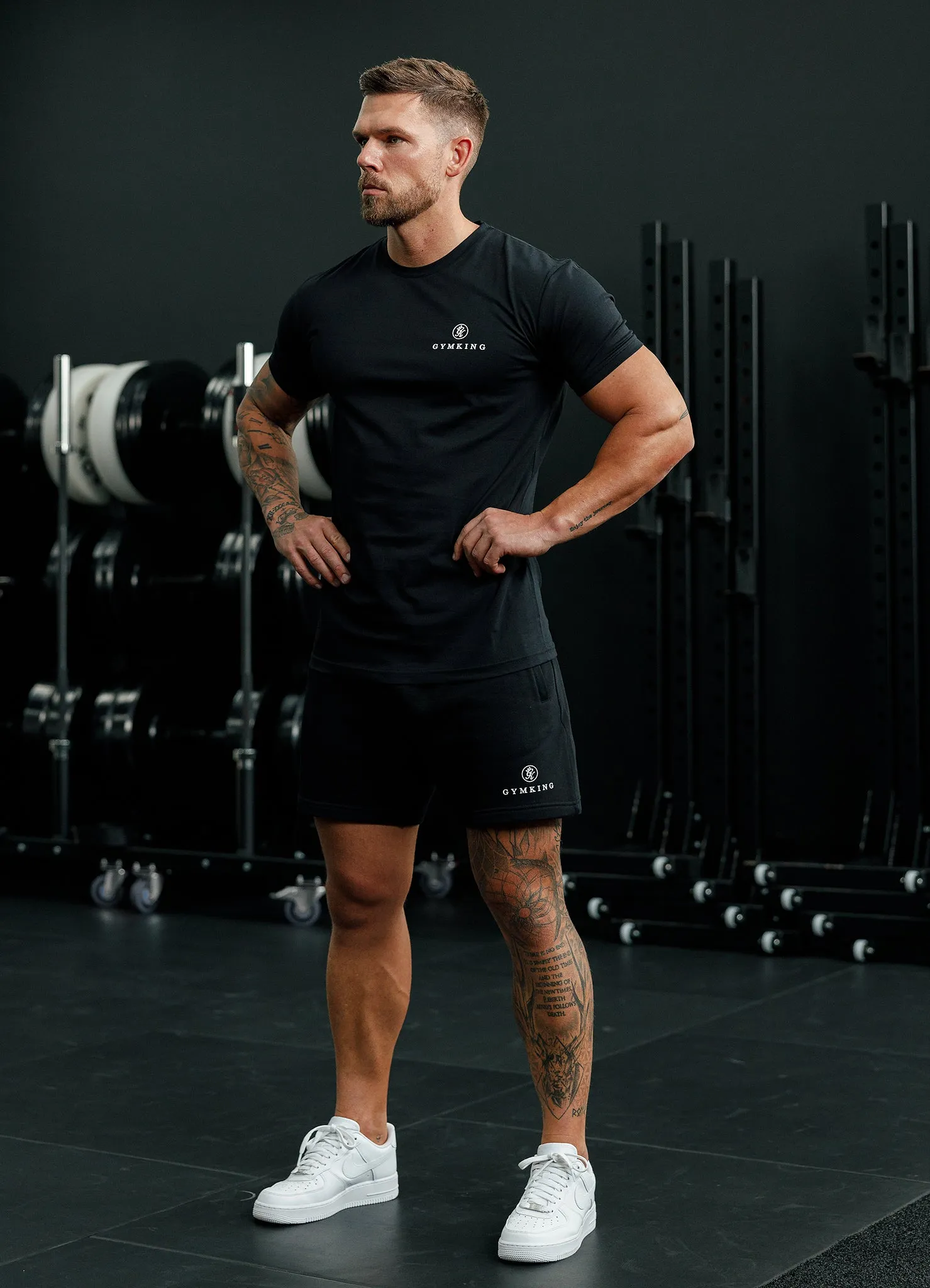 Gym King Pro Classic Short - Black sold by The Gym King product image thumbnail 3